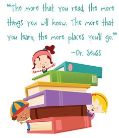 Love Dr. Seuss...would be great on the library wall at home :) More