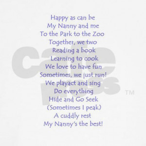 nanny poem - I love you best.... forever in our hearts. xoxoxo