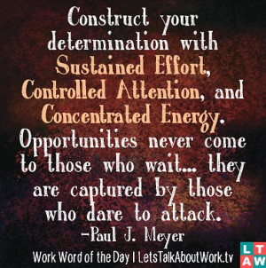 Construct your determination with Sustained Effort Controlled