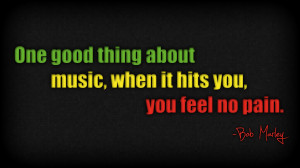 Bob Marley Music Quotes
