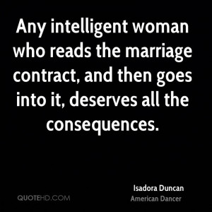 Isadora Duncan Marriage Quotes