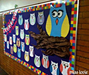 Owl Bulletin Board and Scallop Bunting Tutorial