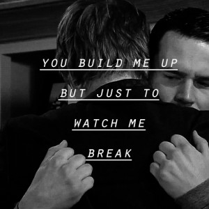 YOU BUILD ME UP, BUT JUST TO WATCH ME BREAK - an aaron/robert fanmix
