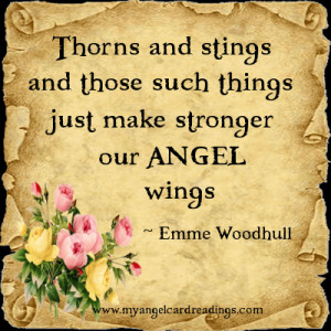 ... our angel wings emme woodhull more angel parchment image quotes