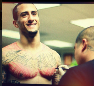 The photo below is what Kaepernick’s check looked like before his ...