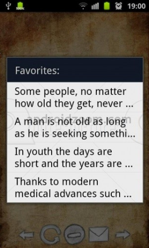 Age Quote for Fb Share ~ Some People No Matter how Old they Get