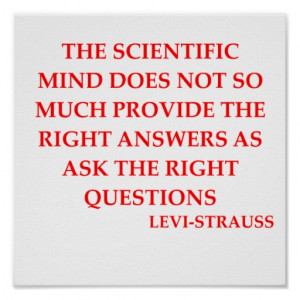 LEVI-strauss quote Posters