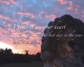 Inspirational Photo: Cotton Candy Sky with Emerson Quote, Color Photo ...