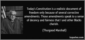 is a realistic document of freedom only because of several corrective ...