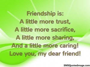 Images Love Friendship Friendship Sms Quote Image