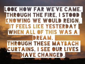 Lyrics: Maybach Curtains by Meek Mill.