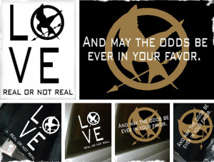 The Hunger Games Mockingjay Vinyl Quotes - 2 Options! 10 Colors! Ships ...
