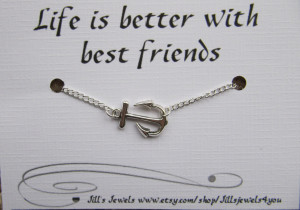 Anchor Quotes About Family Anchor charm anklet and quote