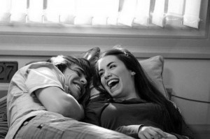 couple, cute, laughing