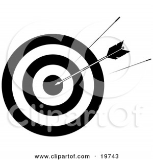 Poster, Art Print: Cartoon Woman Missing The Target While Throwing ...