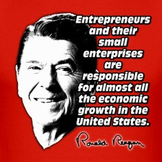 Reagan Quote Small Business and the Economy T-Shirts