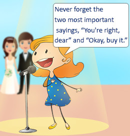 Funny speech by maid of honor