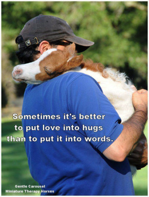 Thought for the Day Gentle Carousel Miniature Therapy Horses