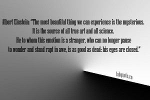 The mysterious quote