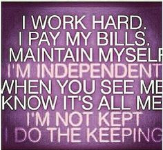 although i work well with others i am perfectly capable of doing ...