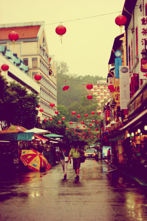 chinatown #chinese #hands #love #rain