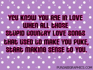 Love Proverb: You Know You Are In Love…