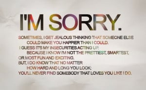 Love, sorry and quotes pictures