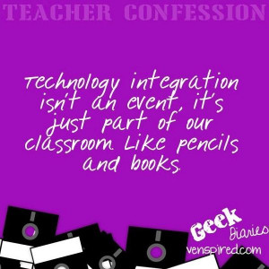 Tech integration quote via www.Venspired.com and www.Facebook.com ...