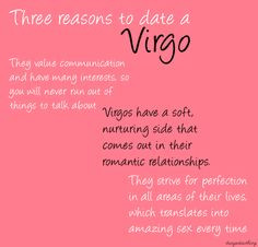 dating a virgo female