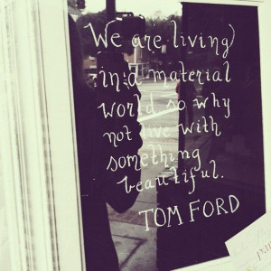 glitterguide | Tom Ford advice. Yes Tom. I agree !