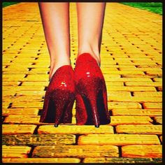 ... red shoes heel yellow brick road bricks wizard of oz quot roads