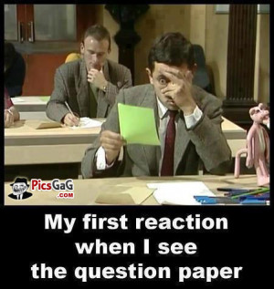 Exam Meme Funny Reaction