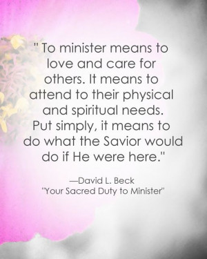 LDS Service Quote http://sprinklesonmyicecream.blogspot.com/