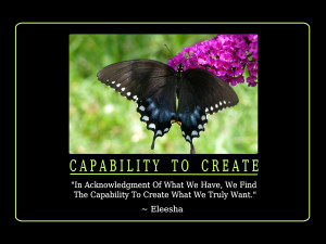 Capability Quotes and Affirmations by Eleesha [www.eleesha.com]