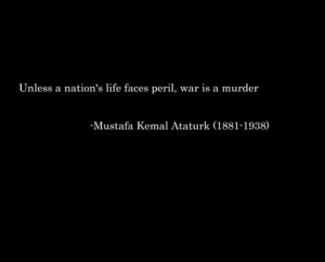 War Quotes Wallpaper War quotes murder ataturk