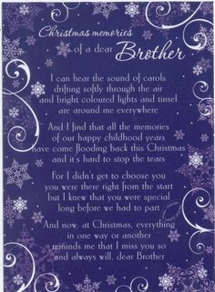 ... brother more dear brother christmas memories brother families plaque 1