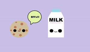 Kawaii Cookie And Milk...