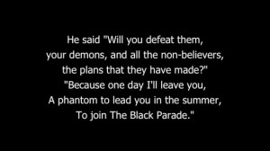 ... Chemical Romance - Welcome To The Black Parade (Official Lyrics Video