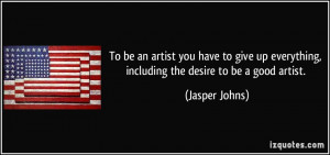 Jasper Johns Quote