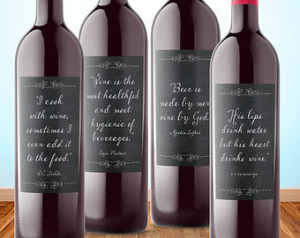 gift wine tag s sticker, wine bottle tag custom party favor wedding ...