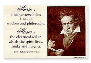Quote Poster: BEETHOVEN