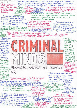 CRIMINAL MINDS Quotes by becksbeck on DeviantArt