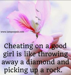 Cheating quote via www.IamPoopsie.com More