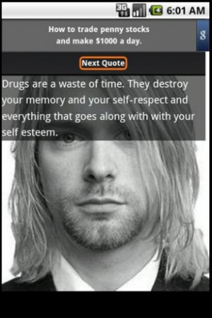 View bigger - Kurt Cobain quotes for Android screenshot
