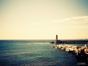 Beach lighthouse - Lomo landscape wallpaper style images