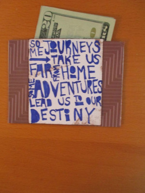 graduation gift/card, quote