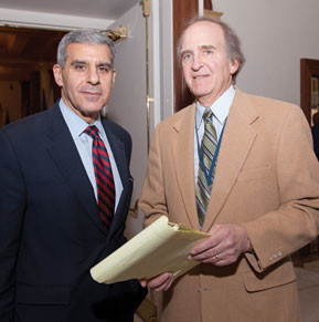 Senator Joseph M Kyrillos and NJLM Executive Director Bill Dressel