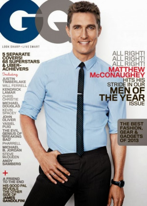 Inthe first, actor Matthew McConaughey, named GQ's ‘Man of the Year ...