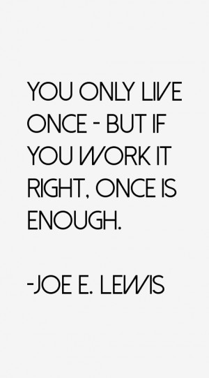 Joe E. Lewis Quotes. QuotesGram