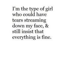 that's gets taken and ran with, I feel like I'm dying in side I feel ...